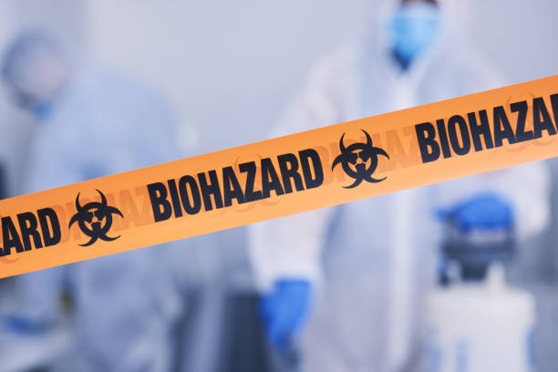 Professional Biohazard Cleanup technician working in Davenport, WA